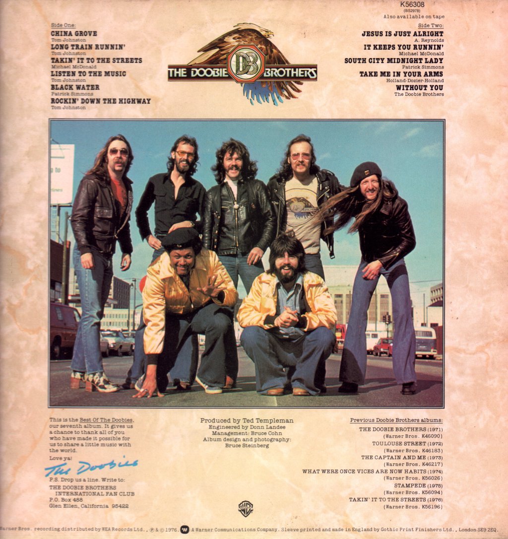 Doobie Brothers - Best Of The Doobies - Lp
