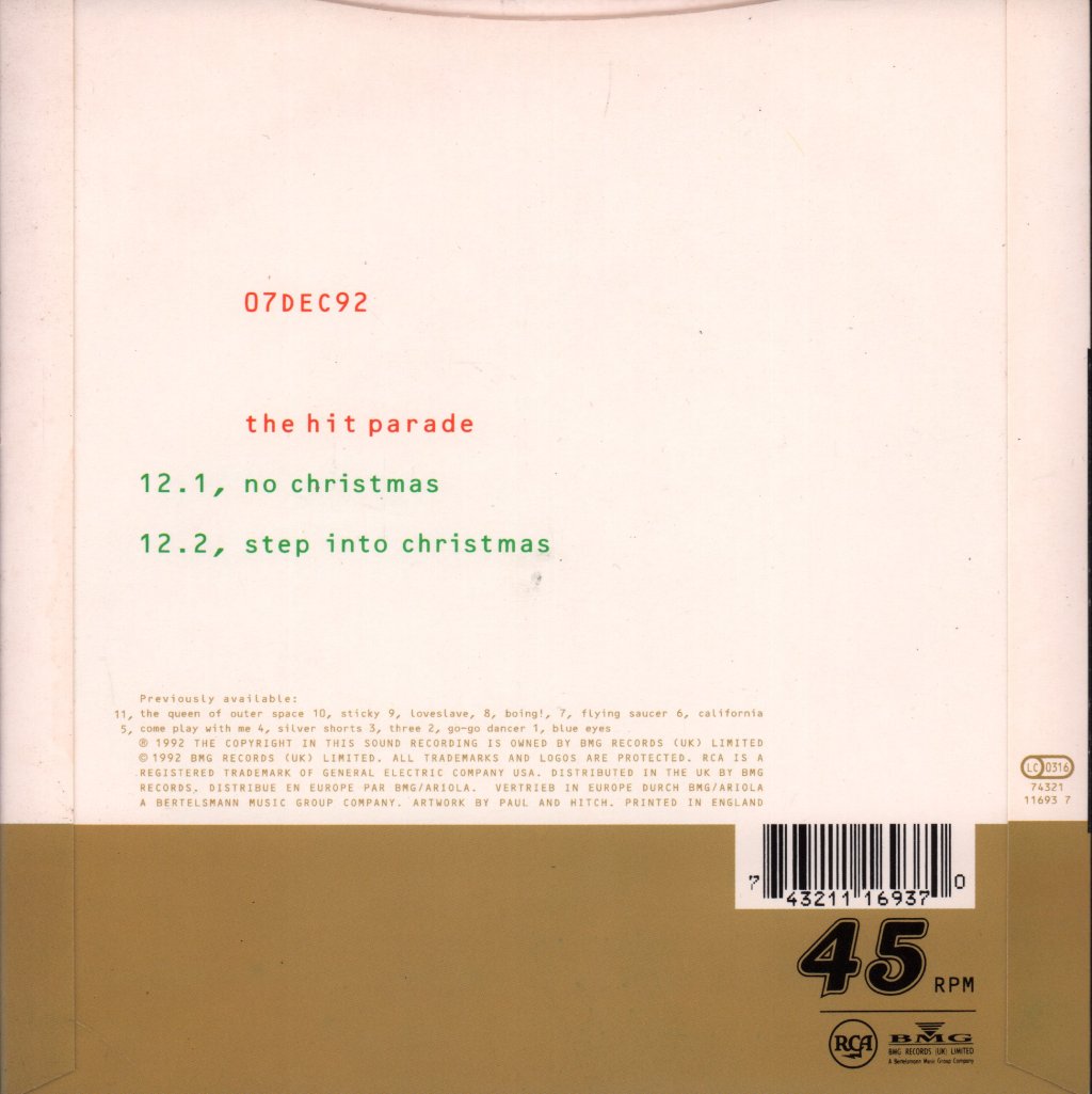 Wedding Present - No Christmas - 7 Inch