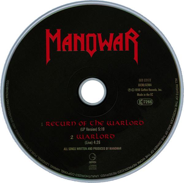 Manowar - Return Of The Warlord - Cd
