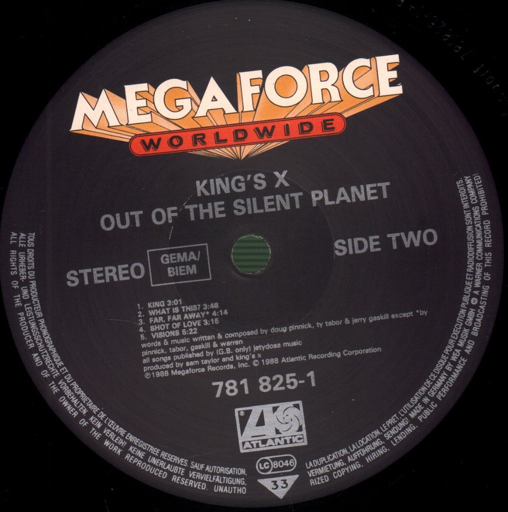 Kings X - Out Of The Silent Planet - Lp