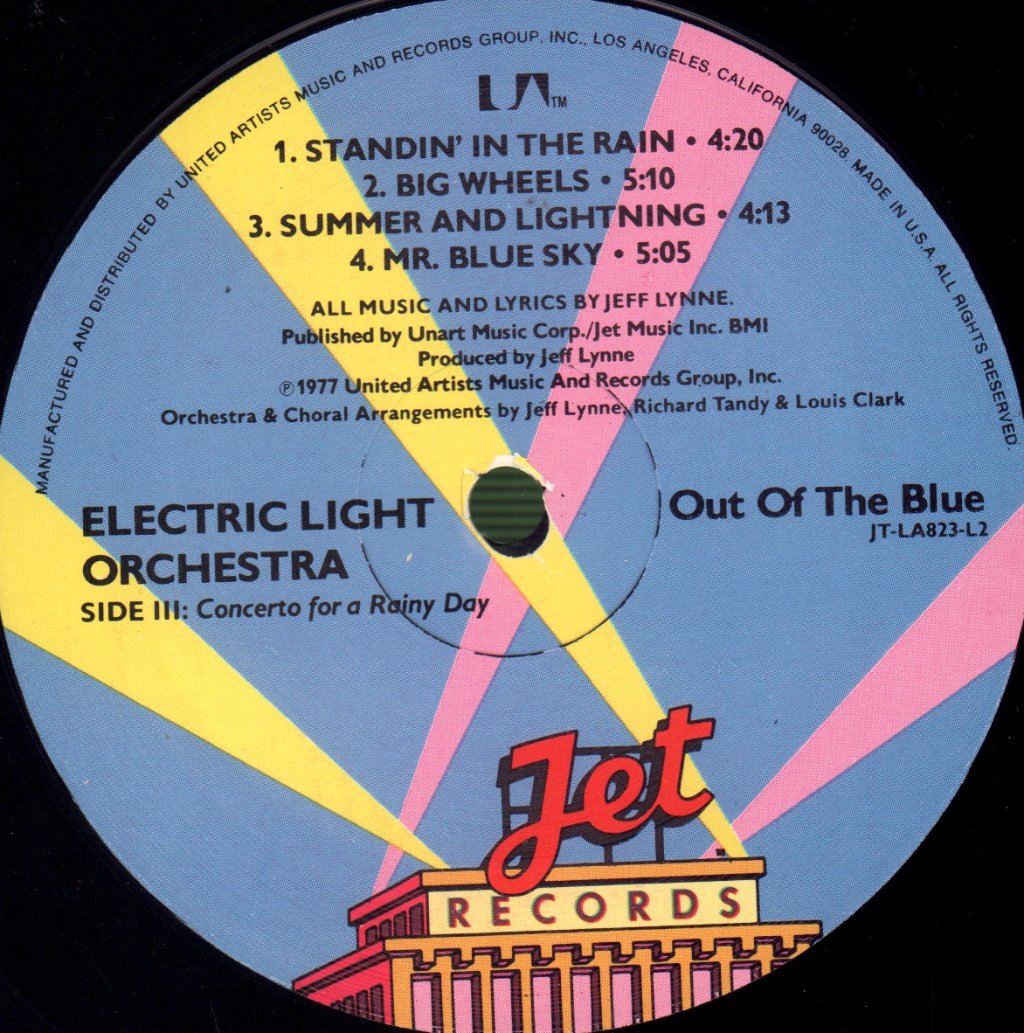 Electric Light Orchestra - Out Of The Blue - Double Lp