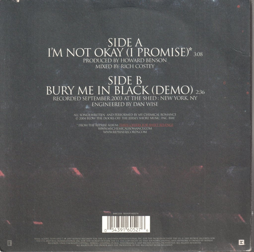 My Chemical Romance - I'm Not Okay (I Promise) - 7 Inch