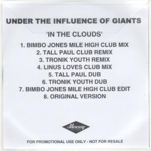 Under The Influence Of Giants - In The Clouds - Cdr