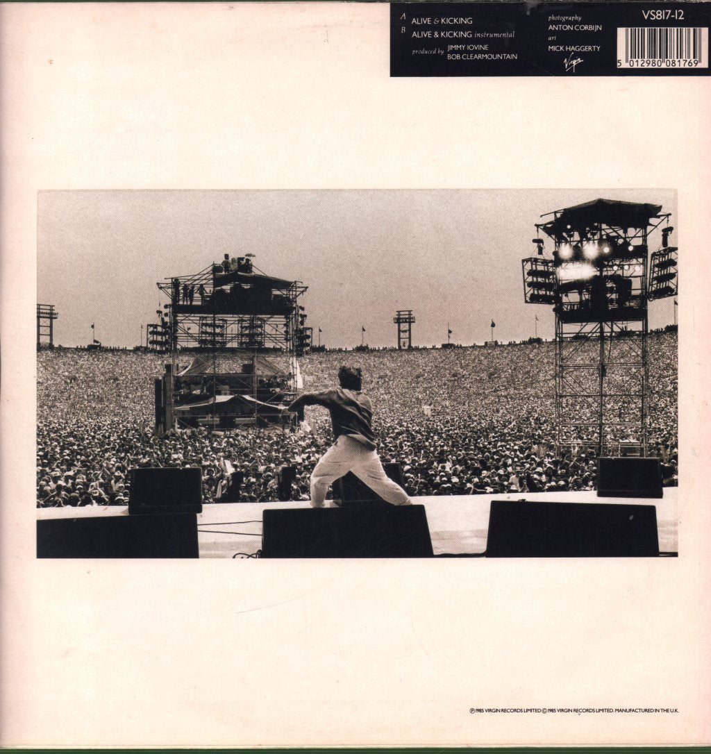 Simple Minds - Alive & Kicking - 12 Inch