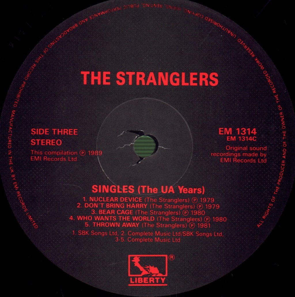 Stranglers - Singles (The U.A. Years) - Double Lp