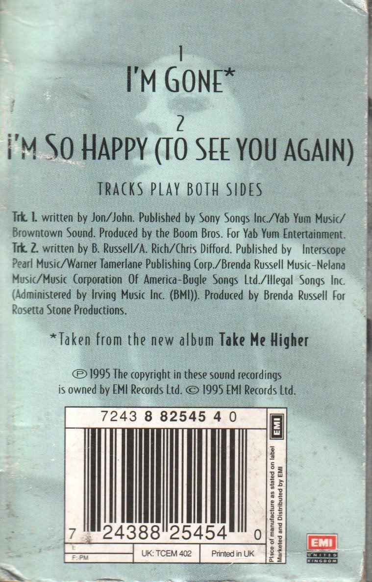 Diana Ross - I'm Gone - Cassette