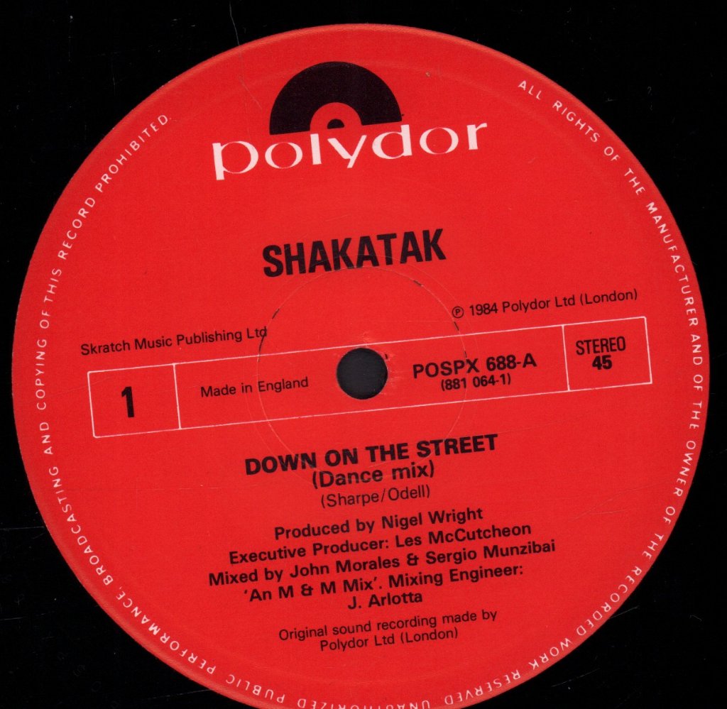 Shakatak - Down On The Street - 12 Inch