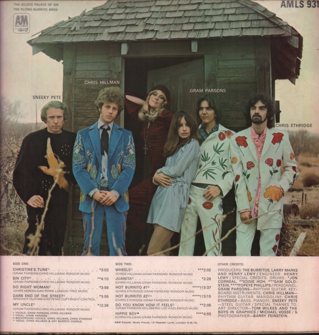 Flying Burrito Brothers - Gilded Palace Of Sin - Lp