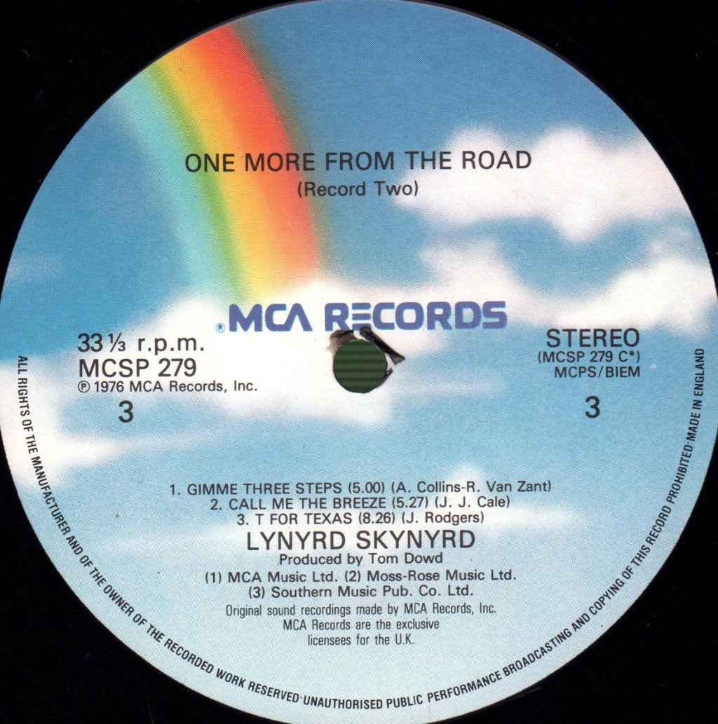 Lynyrd Skynyrd - One More From The Road - Double Lp