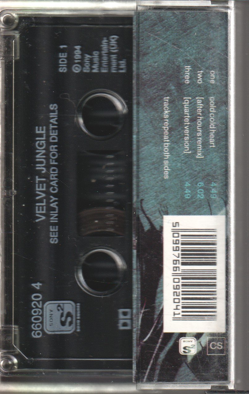 Velvet Jungle - Cold Cold Heart - Cassette