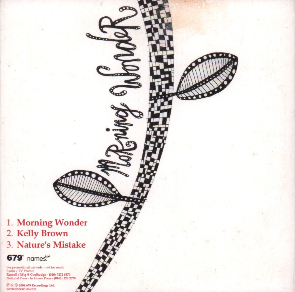 Earlies - Morning Wonder - Cdr
