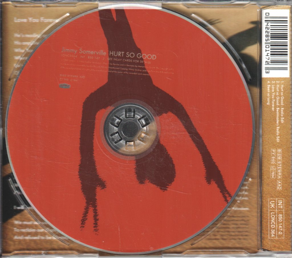 Jimmy Somerville - Hurt So Good - Cd