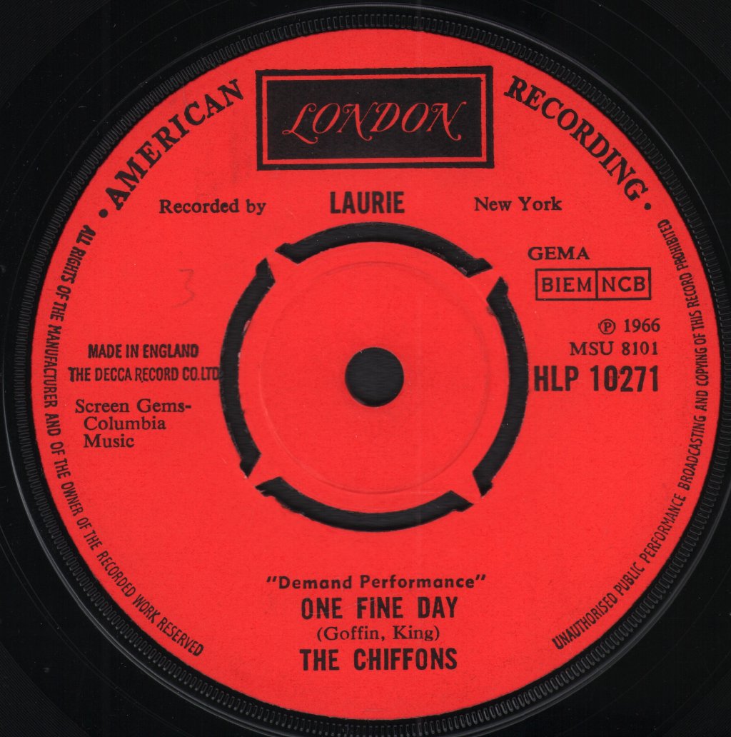 Chiffons - One Fine Day - 7 Inch