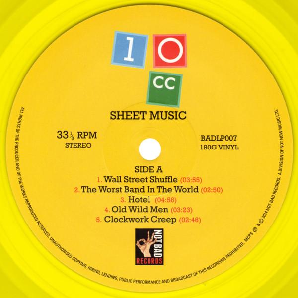 10cc - Sheet Music - Lp