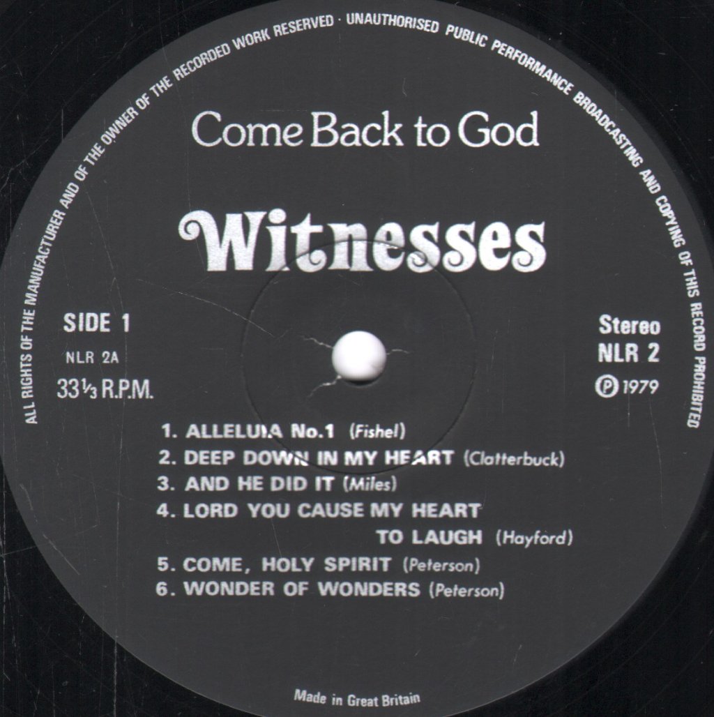 Dennis Paterson and The Campaign Singers - Witnesses - Lp