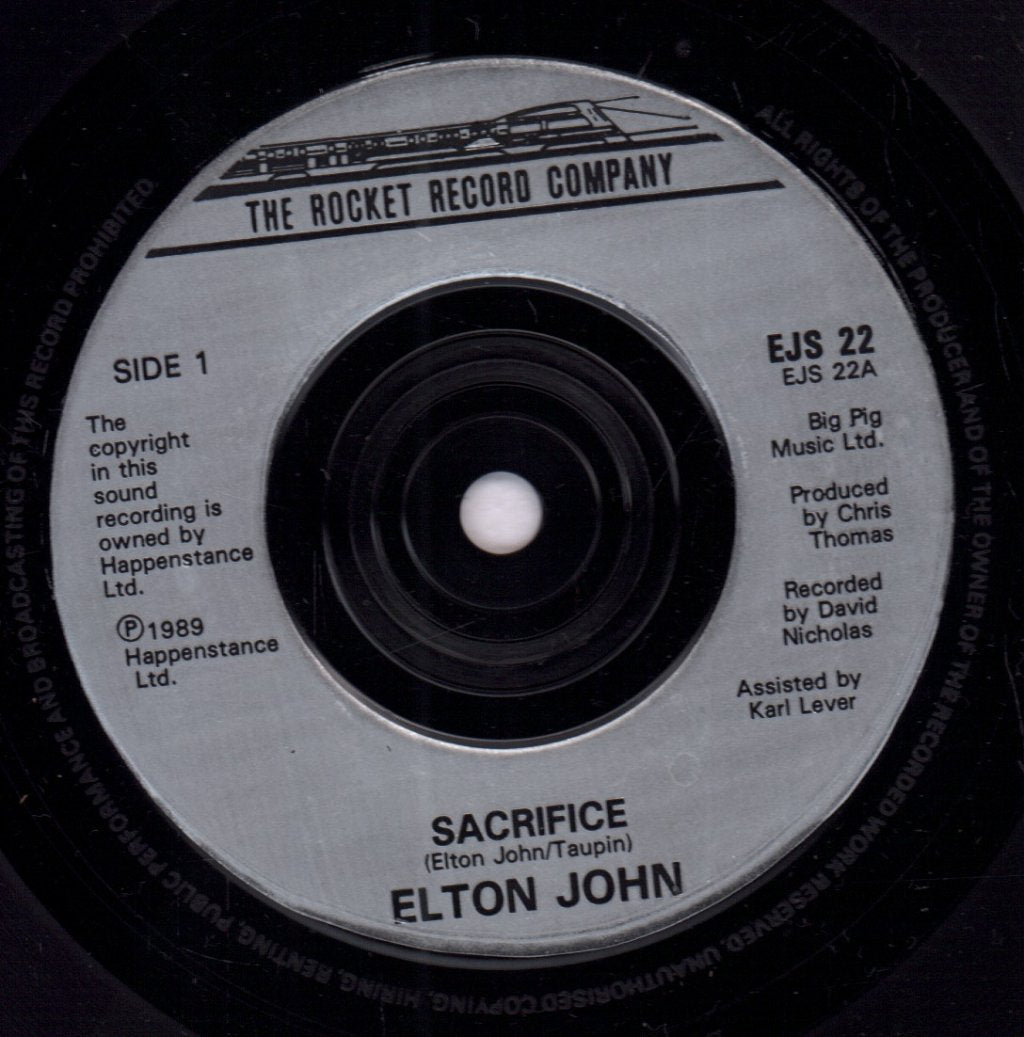 Elton John - Sacrifice - 7 Inch
