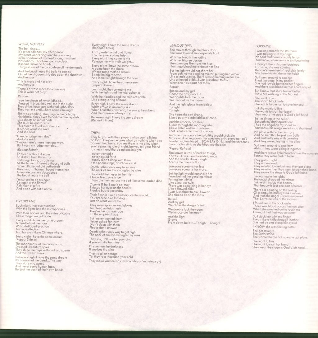 Jim Carroll Band - Dry Dreams - Lp