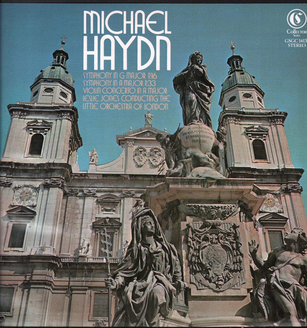 Leslie Jones / Little Orchestra Of London - Michael Haydn - Symphony In G Major P.16 / Symphony In A Major P.33 - Lp