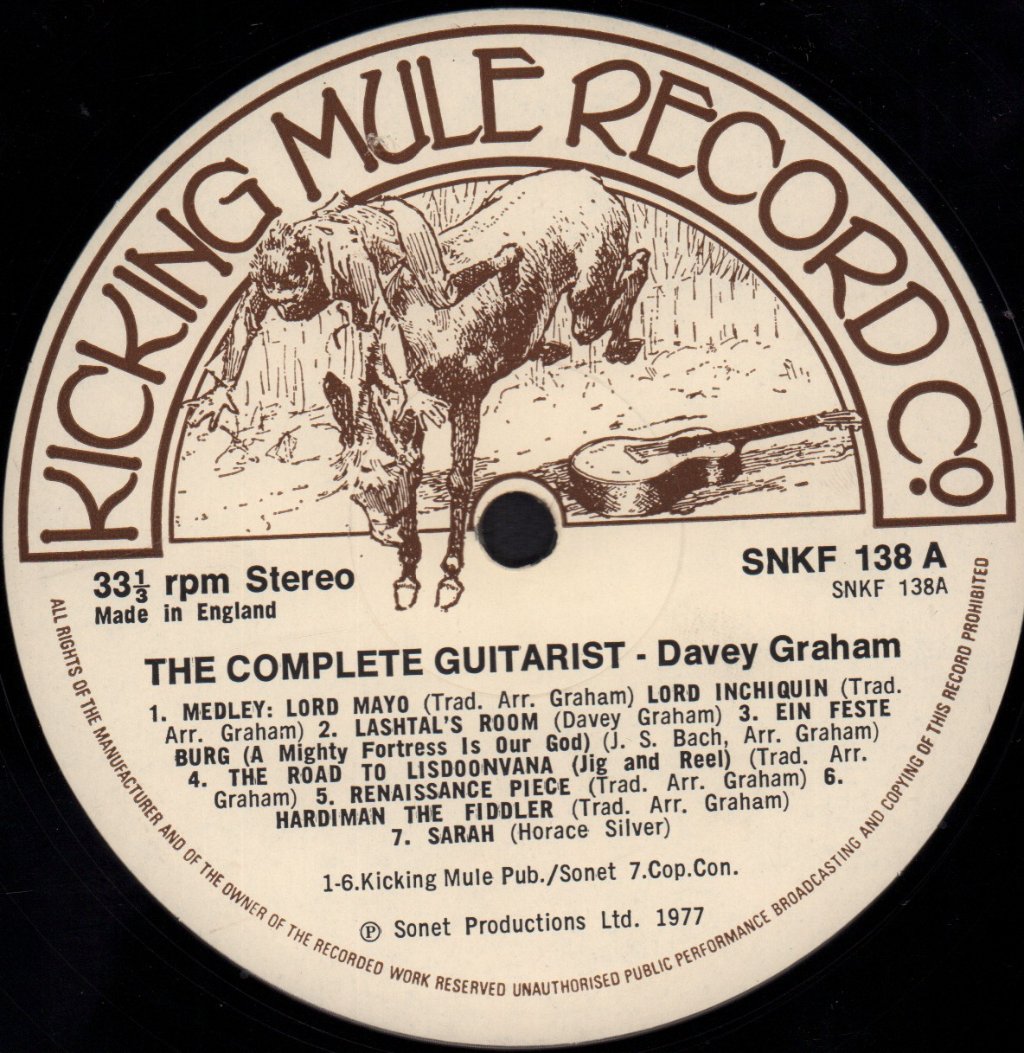 Davey Graham - Complete Guitarist - Lp