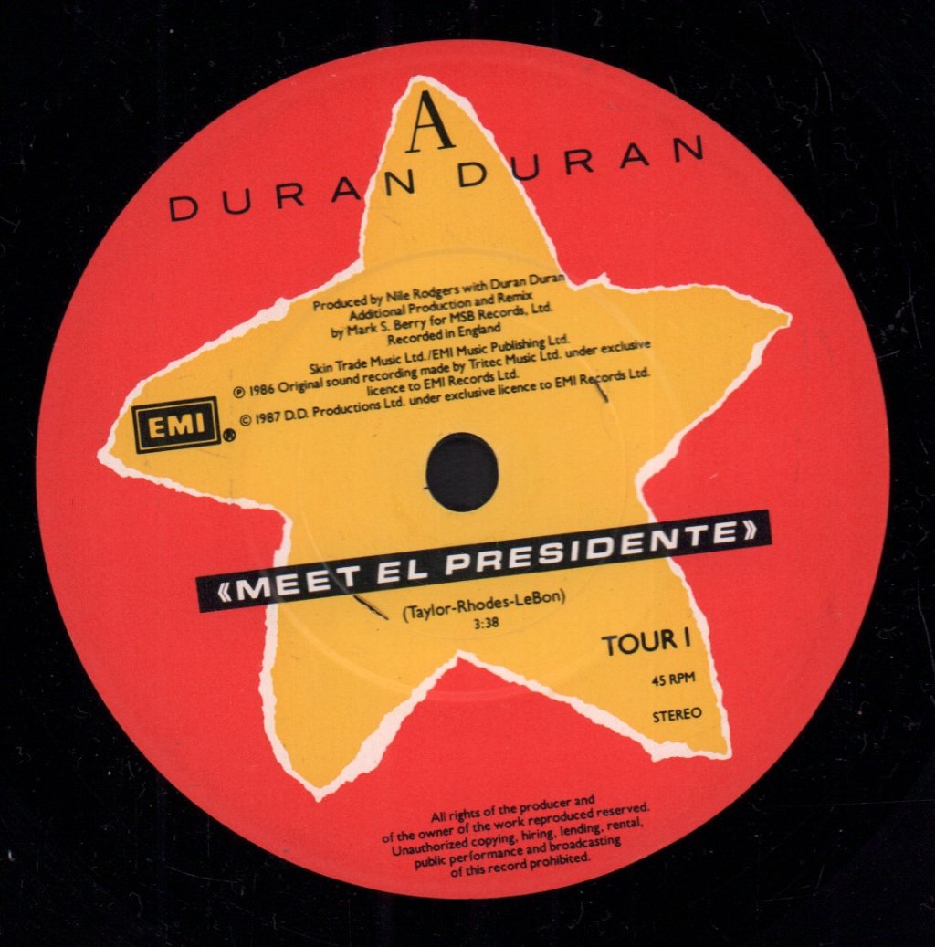 Duran Duran - Meet El Presidente - 7 Inch