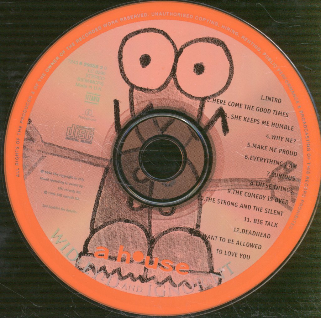 A House - Wide Eyed And Ignorant - Cd