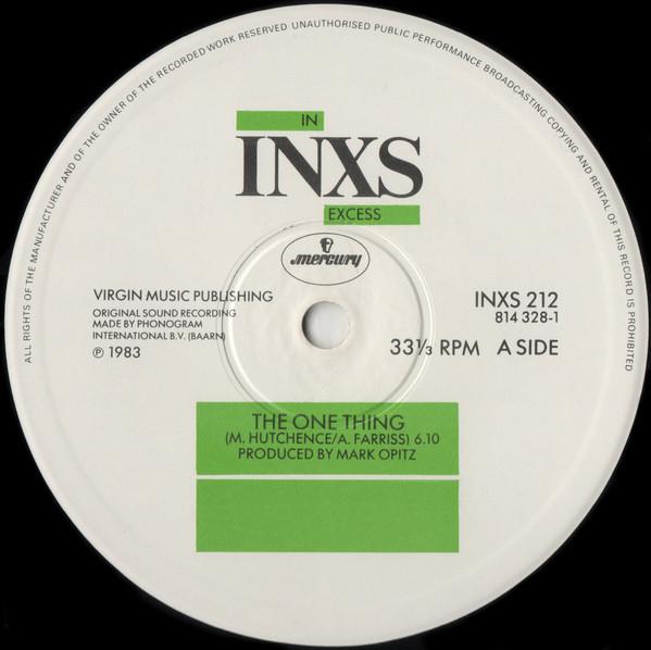 INXS - One Thing - 12 Inch