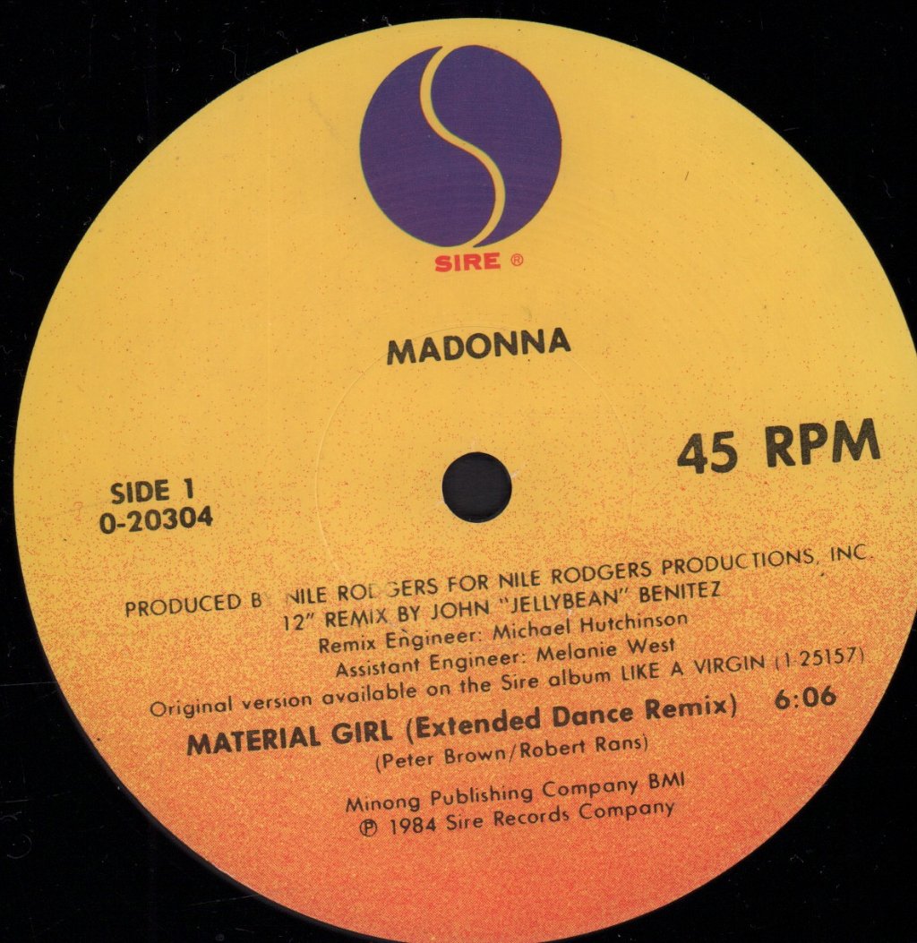 Madonna - Material Girl - 12 Inch
