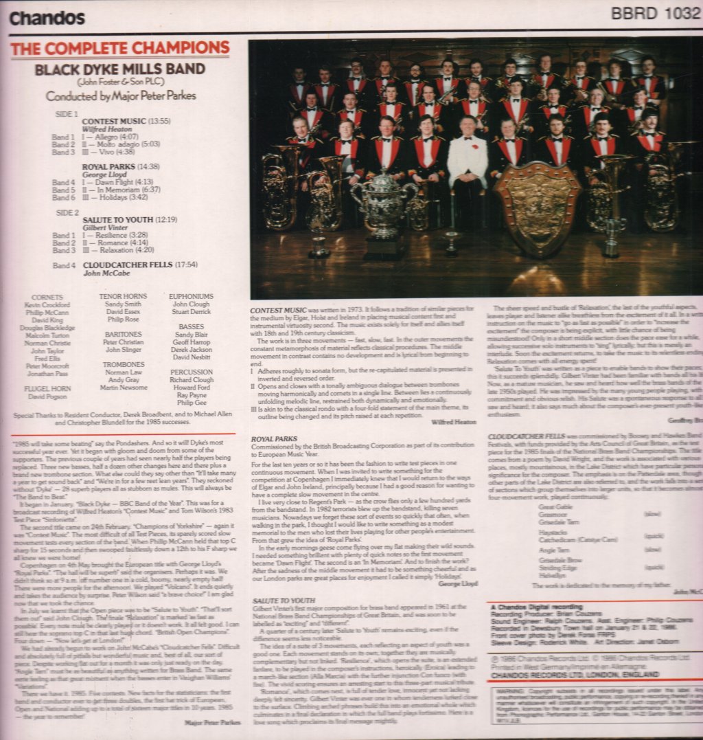Black Dyke Mills Band - Complete Champions - Lp