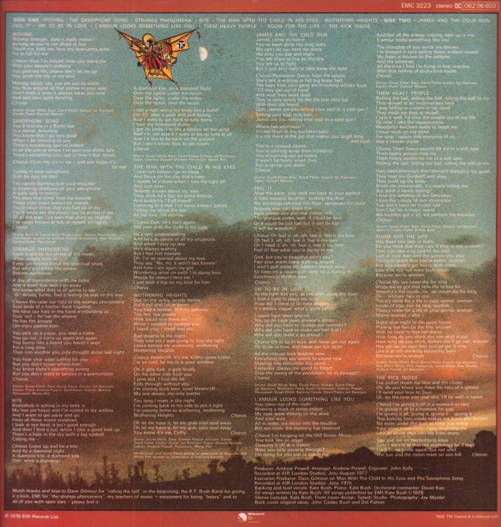 Kate Bush - Kick Inside - Lp