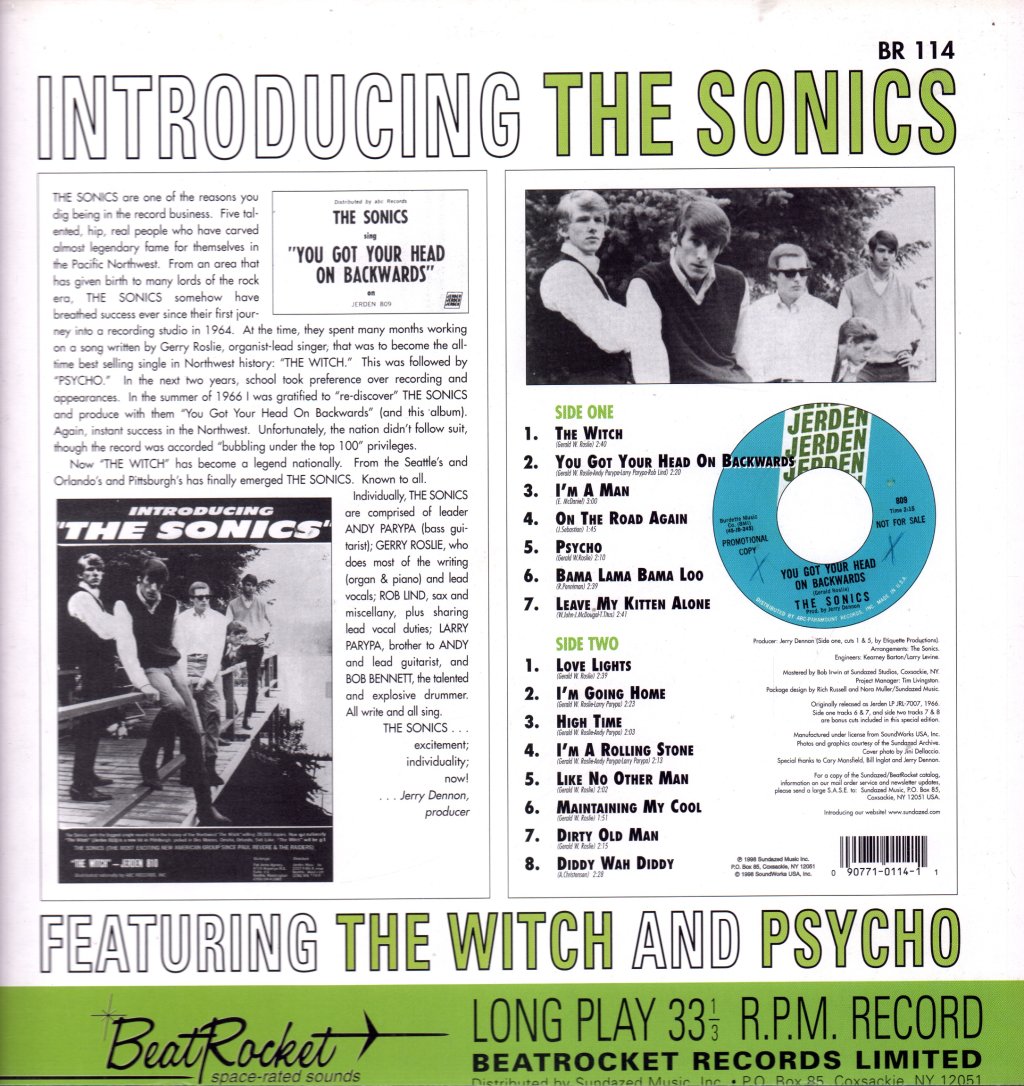 Sonics - Introducing The Sonics - Lp