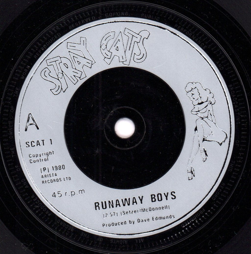 Stray Cats - Runaway Boys - 7 Inch