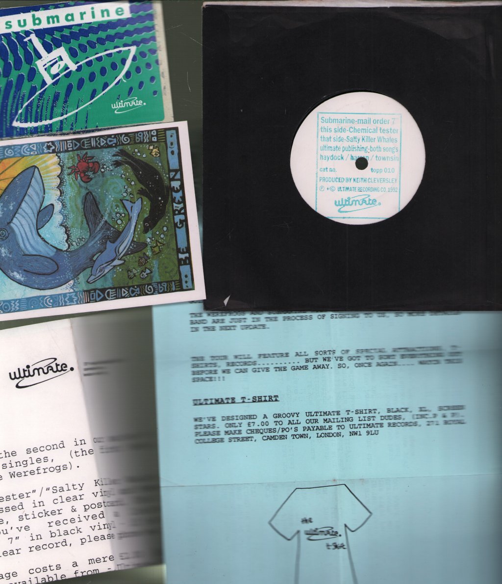 Submarine - Chemical Tester / Salty Killer Whales - 7 Inch