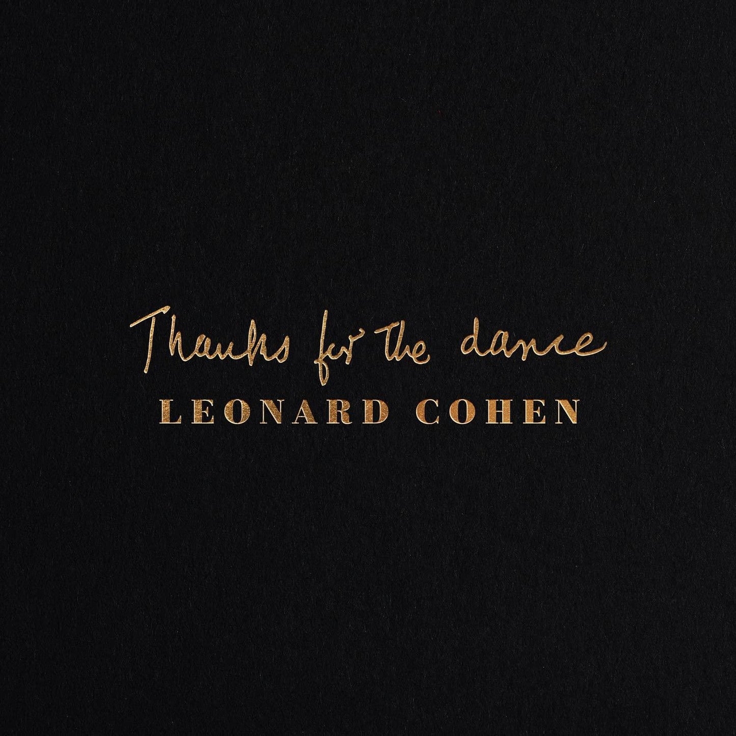 Leonard Cohen - Thanks For the Dance - Lp