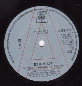 Lake - See Them Glow - 7 Inch
