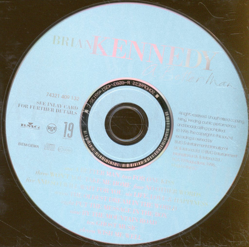 Brian Kennedy - A Better Man - Cd