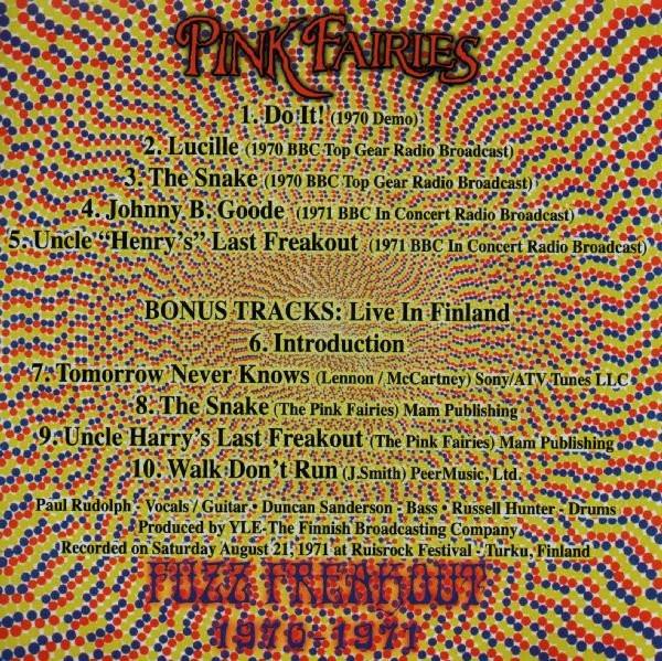 Pink Fairies - Fuzz Freakout 1970-1971 - Lp