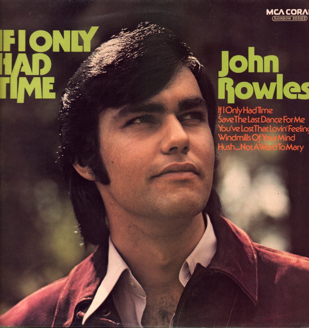 John Rowles - If I Only Had Time - Lp