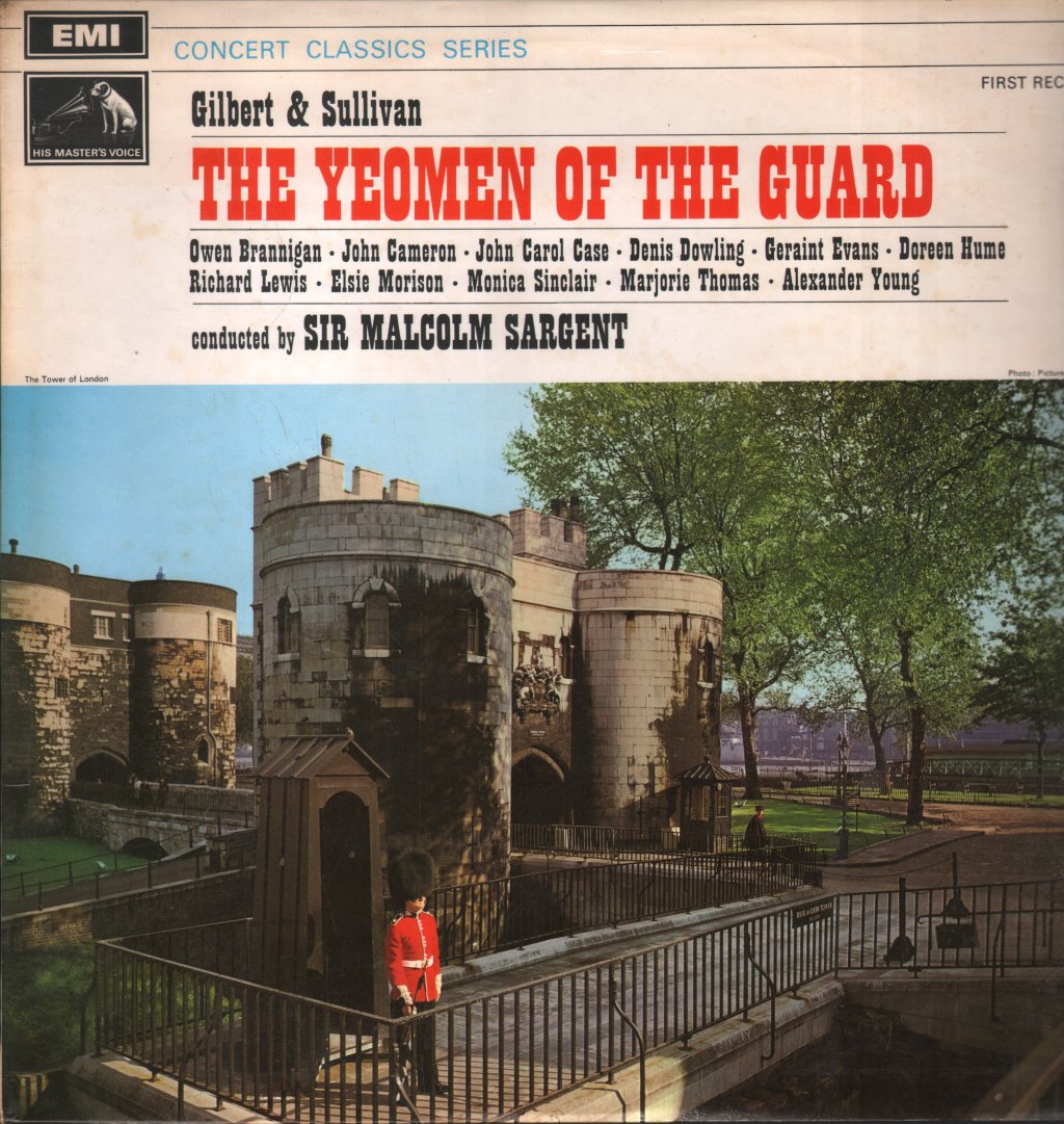 Sir Malcolm Sargent / Glyndebourne Festival Chorus / Pro Arte Orchestra - Gilbert & Sullivan - Yeoman Of The Guard - Double Lp