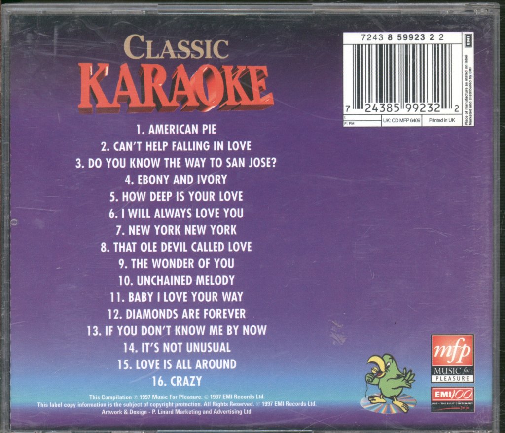 Various Artists - Classic Karaoke - Cd