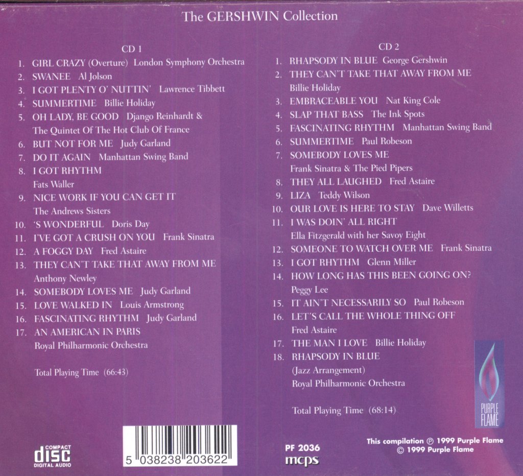 Various Artists - Gershwin Collection - Double Cd