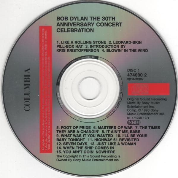 Bob Dylan - 30th Anniversary Concert Celebration - Double Cd
