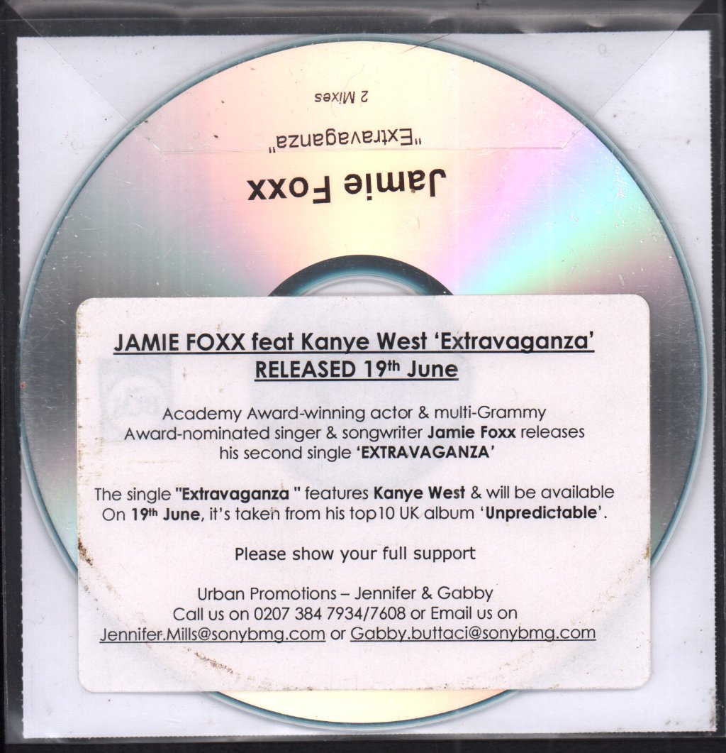 jamie foxx feat kanye west - Extravaganza - Cdr