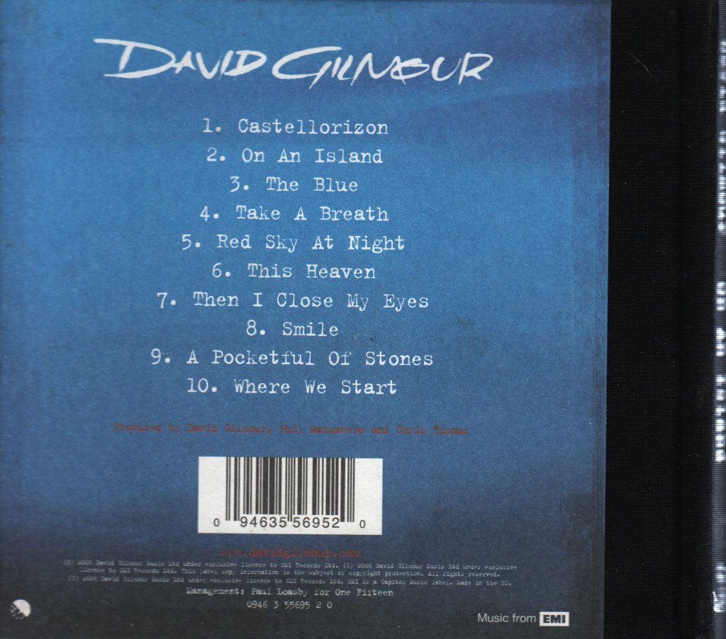 David Gilmour - On An Island - Cd