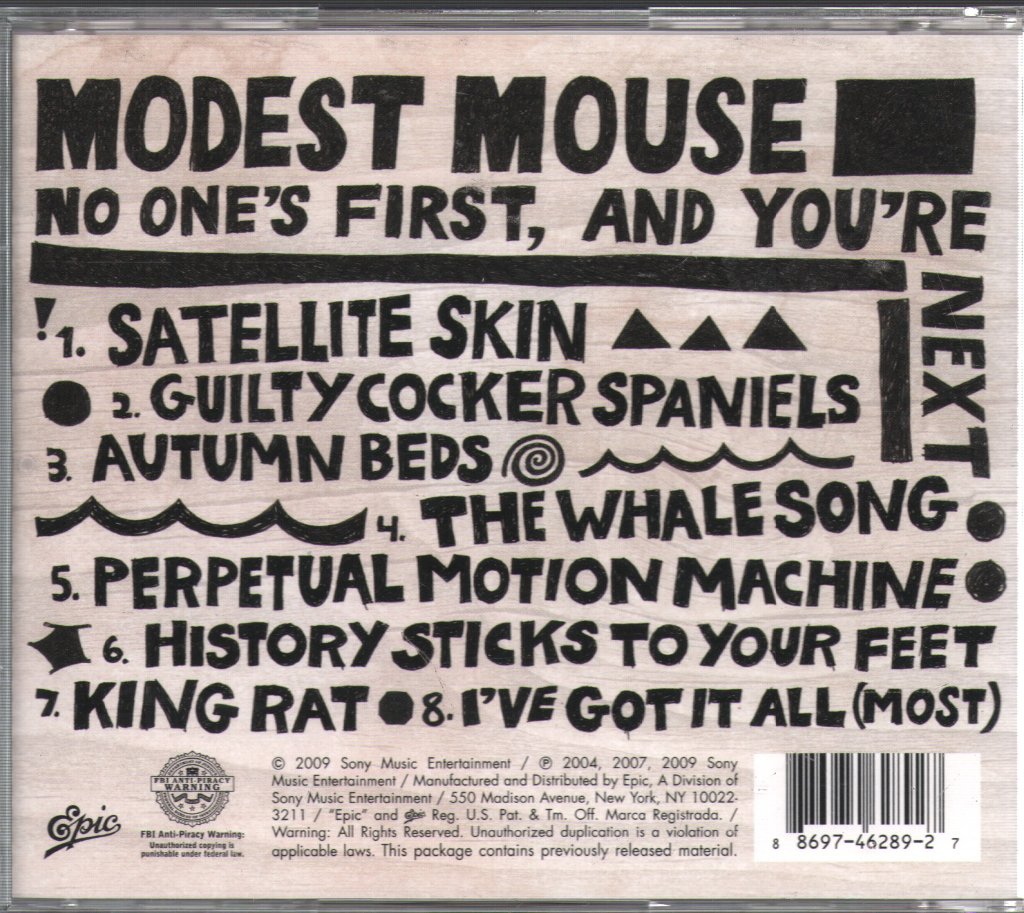 Modest Mouse - No One's First, And You're Next - Cd