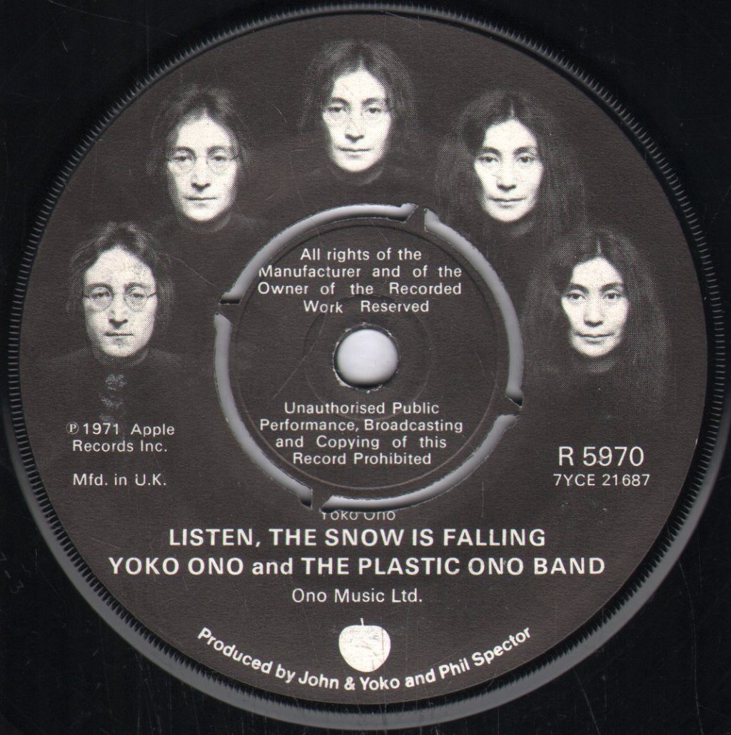 John And Yoko And The Plastic Ono Band - Happy Xmas - 7 Inch