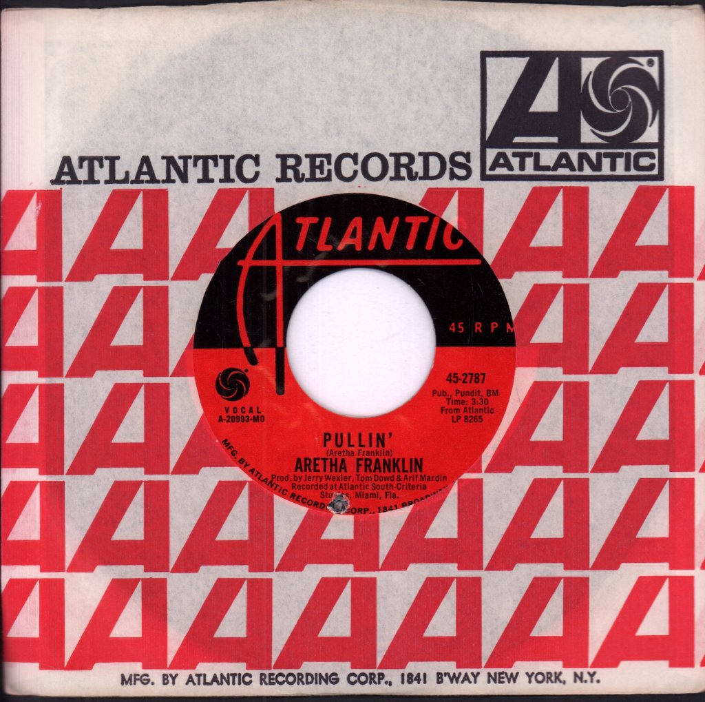 Aretha Franklin - Pullin - 7 Inch