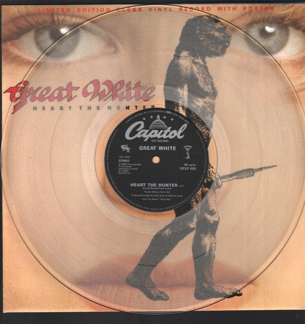 Great White - Heart The Hunter - 12 Inch
