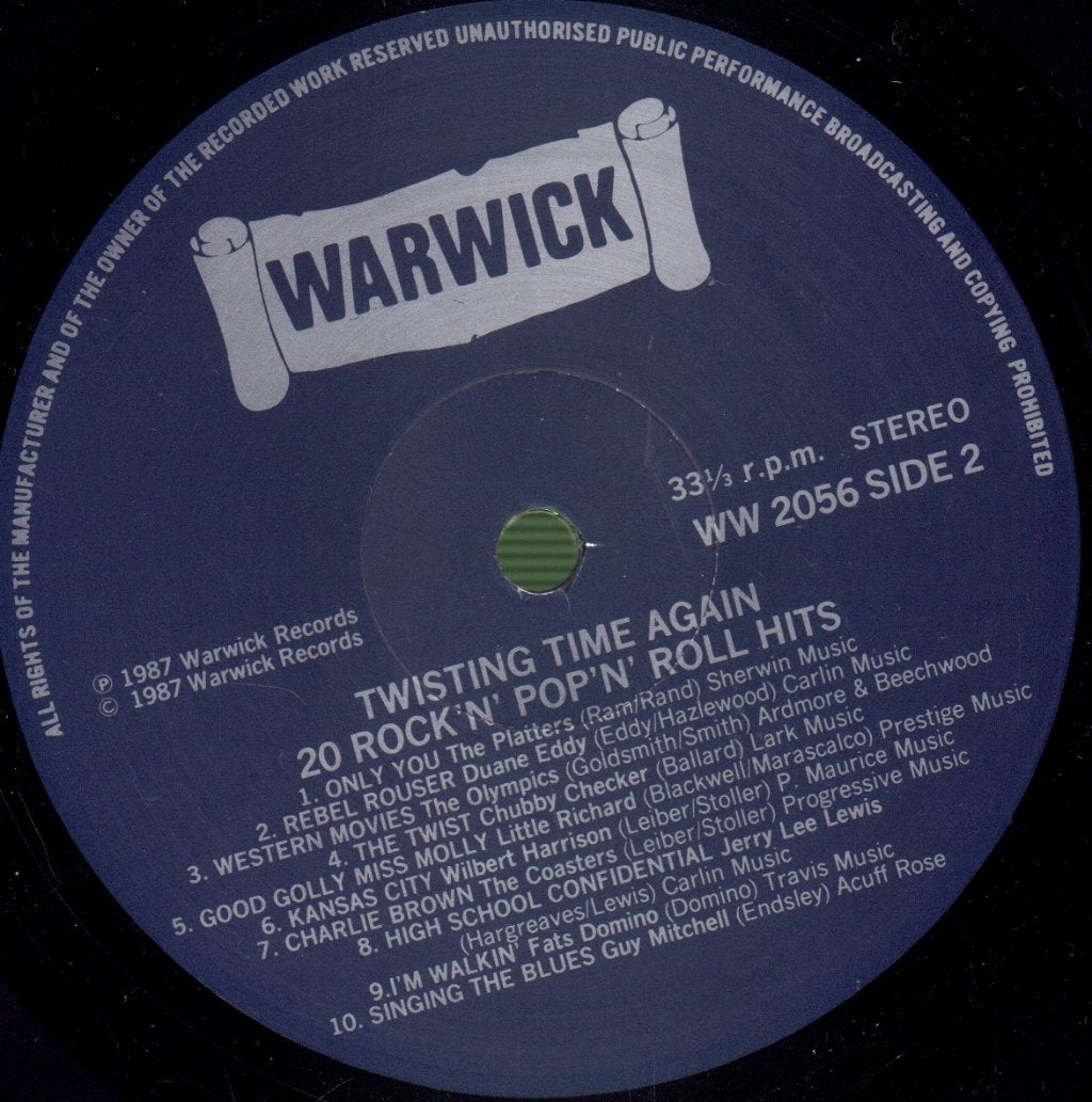 Various Artists - Twistin' Time Again - 20 Rock N Pop N Roll Hits - Lp