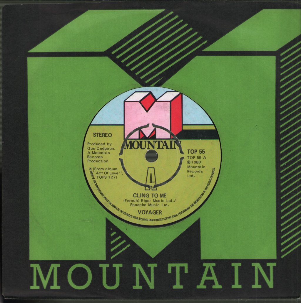 Voyager(80'S Band) - Cling To Me - 7 Inch