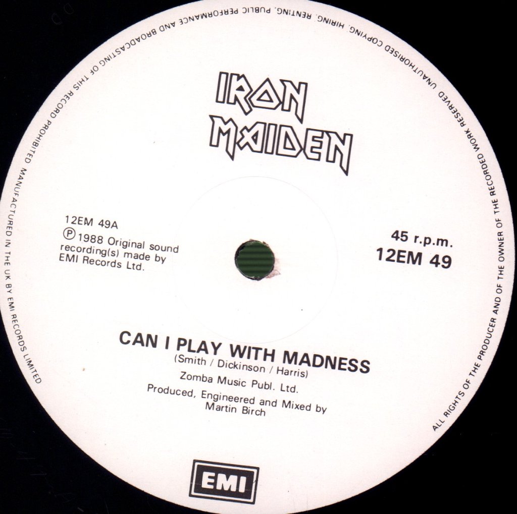 Iron Maiden - Can I Play With Madness - 12 Inch